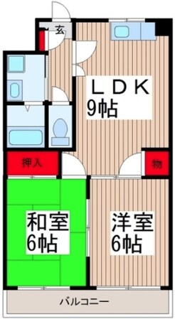 サンテラス司の物件間取画像